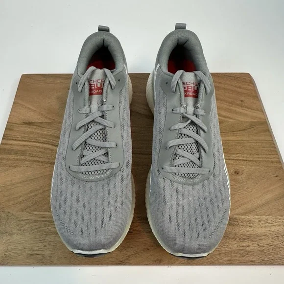New NIB Mens Skechers Go Run‎ Maxroad 5 Gray Athletic Sneakers Shoes Size 11.5 M